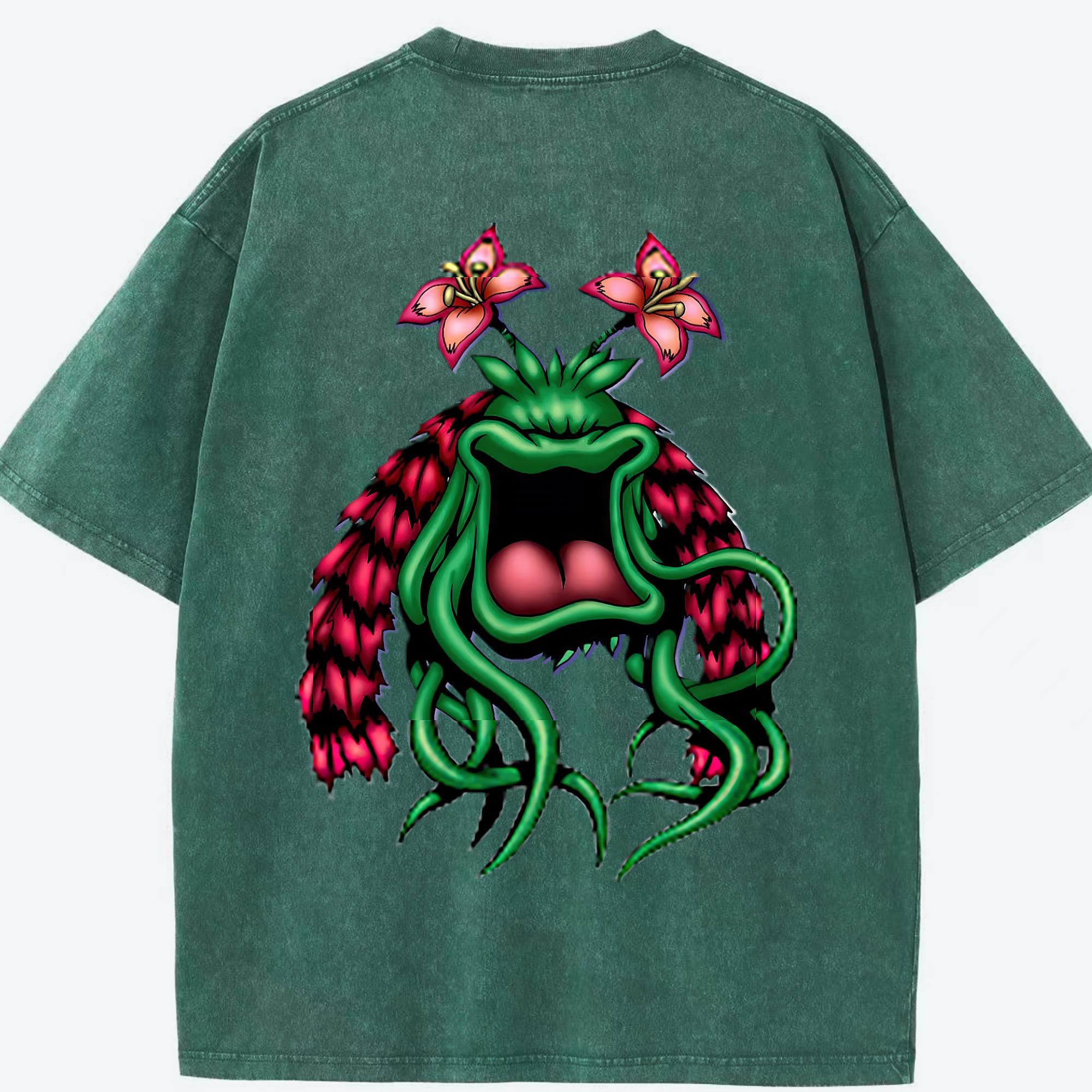 （画像用） 遊☆戯☆王 Yu-Gi-Oh! 綿100% ヴィンテージ風 半袖Tシャツ（背面プリント）